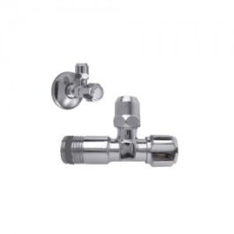 VENTIL KOTNI 1/2'' - 3/8'' P-IX 794/IA samotesnilni/teflon  BENKISER, 7303814