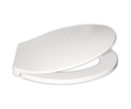 DESKA WC LUNA BELA DUROPLAST INOX TEČAJI