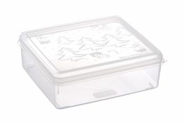 Posoda za kekse okrogla Merry Christmas, 20x10,2cm, 2,5l, pvc , več motivov

