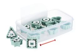 Posoda  za kekse + modelčki za kekse set 12/1 23x14x3,2cm
