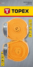 Trak povezovalni z zaponko  2.5m/25mm 2/1 - 97x183 Topex blister