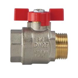 VENTIL KROGLIČNI METULJČEK 1/2“ Dn 15,  Z/N .. 110 C