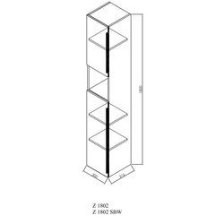 OMARICA Z VRATI VISOKA Z 1802 WH KOLPA