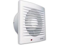 VENTILATOR STYL d100 S-P beli z loputo100 m3/h, 40 dB, 220 V, 15 W, 2650 n1 IP:X 4