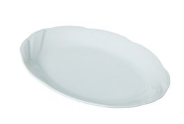 Krožnik Daisy oval  24cm bel   
