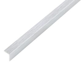 KOTNI PROFIL 15x15x1mm/1m, ALU inox temen, samolepilni