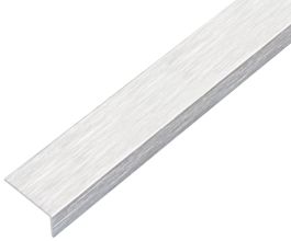 KOTNI PROFIL 15x10x1mm/1m, ALU inox temen, samolepilni