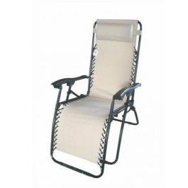 Stol-ležalnik luksuzni Relax bež Daj.