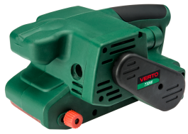 BRUSILNIK TRAČNI 730W, hitrost 260m / min, brušenje 75x457mm - 51G707 VERTO