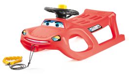 Sanke Zigi-Zet z volanom pvc rdeče, dolžine: 913 mm