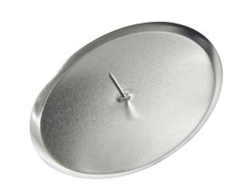 Držalo za sveče, srebrno, 4/1, 6 cm 
