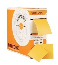 PAPIR BRUSNI NA 4mm PENI gr. 600  116mm V ROLI PERFORIRAN 135sp ABRASOFT SMIRDEX (pak 25.m)