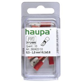 Vtični kontakti izolirani 0,5-1,0 /6.3x0.8 PVC 10/1