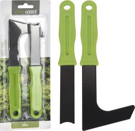 Strgalo za odstranjevanje plevela iz rež (strgalo in nožek 20 cm - set), Koop.