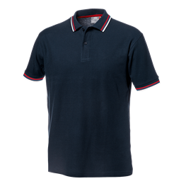 Majica polo Salsa modra z rdečim robom št.S