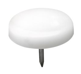 Drsnik FI25x20mm, plastični, pribitni, bel (Pak=8kos) 