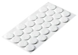Blažilec samolepilni  D28mm, beli