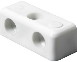 Kotnik 35x12x12mm plastika, bel 