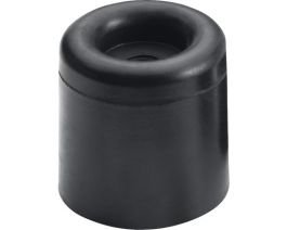 Zaustavljalec vrat FI40x40mm, plastičen, vijačni, črn 