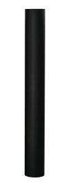 Cev dimna črna fi 120/1000mm mat