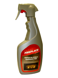 Čistilo za steklo kaminskih peči Clear Fireplace, s pumpico, 500 ml 