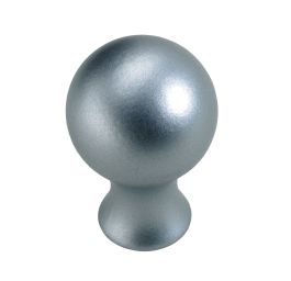 Gumb pocinkan videz aluminija D21mm art. 9207851