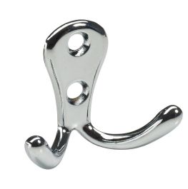 Kavelj za plašč 80x47x29mm, kromiran 
