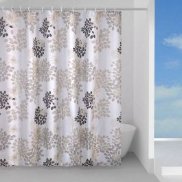 Zavesa za tuš + kljukice G-CAFFE 180x200, GEDY 