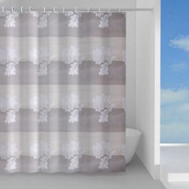 Zavesa za tuš + kljukice G-STANCIL 180x200, GEDY 