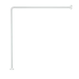 Tirnica za tuš zaveso 80x80 bel, GEDY TANG800 