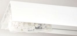 TRAČNICA BERLIN 210cm, dvotirna, bela 