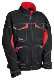 Jakna Softshell Mirassol št.64 (05 črno-rdeča)