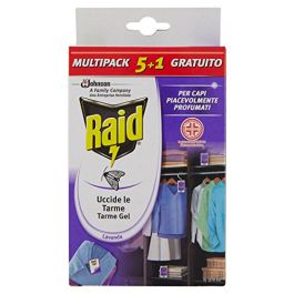 Raid tarme GEL proti tekstil.moljem, lavanda  6x3g, 24