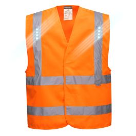 Telovnik PW Vega visoko vidni LED (oranžna) št.L/XL