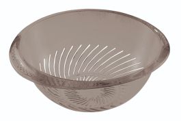 Cedilo okroglo Fabienne, fi 26x11cm, pvc, siv  
