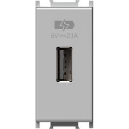 POLNILNIK USB 5V 2,1A 1M ES TEM
