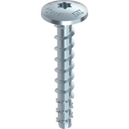 Vijak sidrni Heco MMS-plus MS, 7,5x50mm, (Pak=100kos), lečsta prirobnična glava, T30, jeklo-srebrni cink 