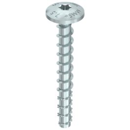 Vijak sidrni Heco MMS-plus MS, 7,5x45mm, (Pak=100kos), lečasta prirobnična glava, T30, jeklo-srebrni cink 