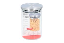 Doza steklena s pokrovom inox, Alpina, 800 ml, 10x15cm **
