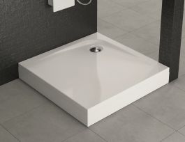 Tuš kad EVELIN TRAY z oblogo Q 90/O bela KOLPA