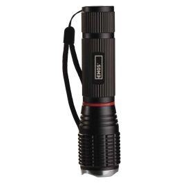 Ročna LED svetilka kovinska 5W + 3W COB, 230 lm,3 x AAA, fokus