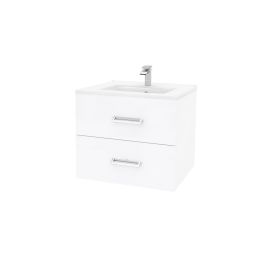 Omarica z umivalnikom Fly 60 bela sijaj dim 61x53x47 cm (250N) 