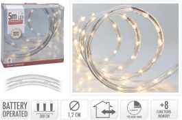 Cev bela led, 5m, Koo.