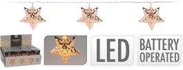 Lučke led z zvezdami, brez baterije Koo.
