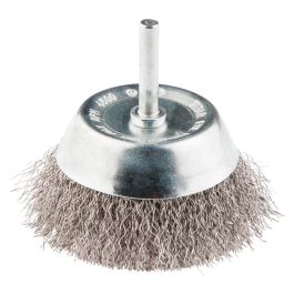 Ščetka žična čelna  75x0.2/steblo 6.25mm inox - 57h600 Graphite