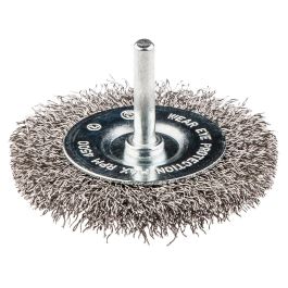 Ščetka žična stranska  75x0.2/steblo 6.25mm inox - 57h602 Graphite