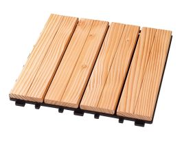 Obloga terasna 300x300x25mm - klik plošče , duglasija natur (Pak=4kos=0,36m2, PAL=72Pak=25,92m2)
