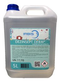 Sredstvo Dezinsept derm+ 5l
(tekoče, alkoholno, hitro delujoče za razkuževanje rok)