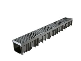 KANALETA 2PR-WAVE 110 PE 120X110 X1000 PE-HD REŠETKA A15 