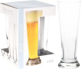 Kozarec za pivo 370ml, set 4/1 
